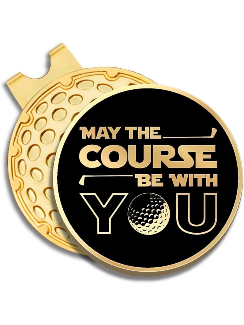 Funny Golf Ball Marker with Magnetic Clip - Unique Gift for Golf Lovers & Fans